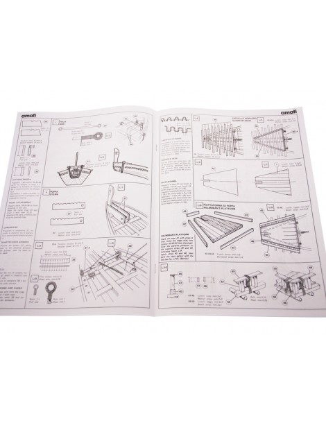 AMATI Navae Egizia Egyptian ship 1:50 set