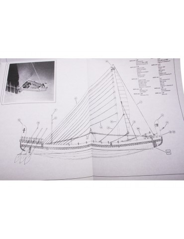 AMATI Navae Egizia Egyptian ship 1:50 set