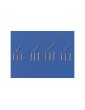 Brass nails 0.7x10 mm (about 100 pcs)