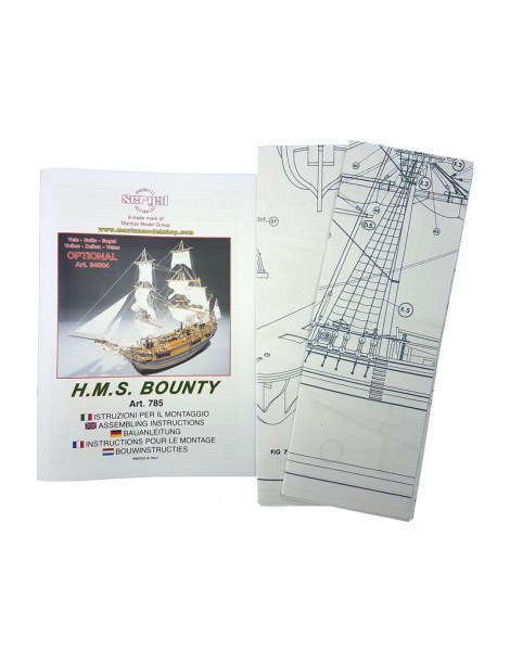Mantua Model HMS Bounty 1:60 kit