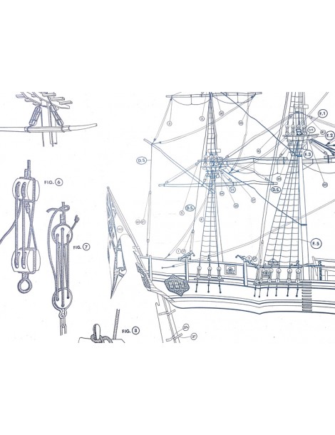 Mantua Model HMS Bounty 1:60 kit