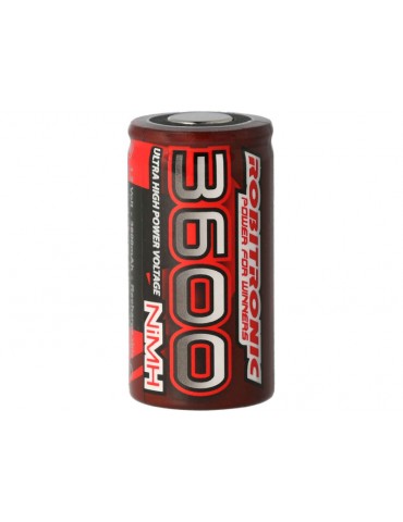 Robitronic NiMH Battery 1.2V 3600mAh Sub-C