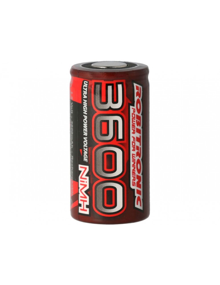 Robitronic NiMH Battery 1.2V 3600mAh Sub-C