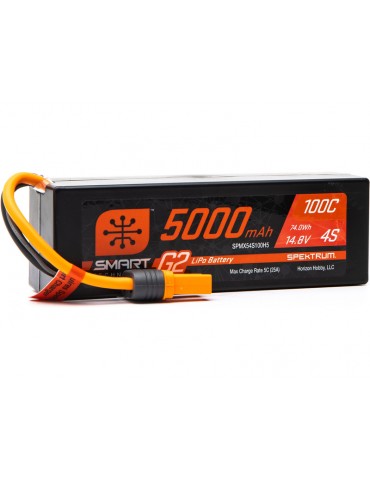 Spektrum Smart G2 LiPo 14.8V 5000mAh 100C HC IC5