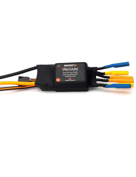 Spektrum Smart Brushless ESC Avian 40A Dual 3-6S