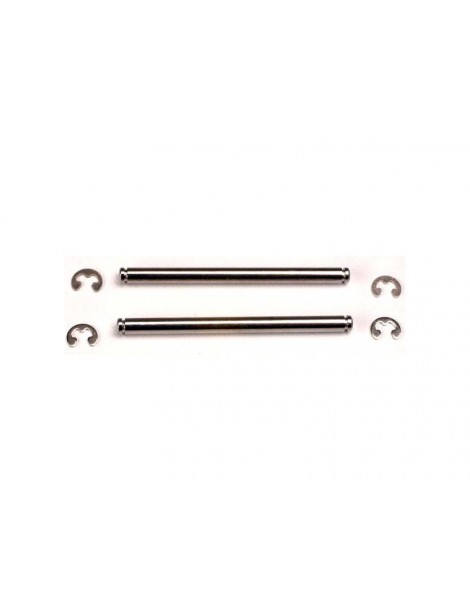 Traxxas Suspension pins, 44mm (2) w/ E-clips
