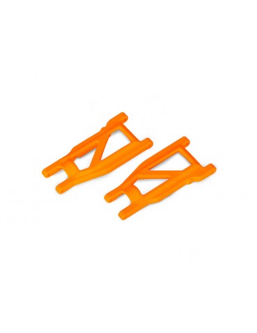 Traxxas Suspension arms, orange, front/rear (pair) (heavy duty, cold weather material)