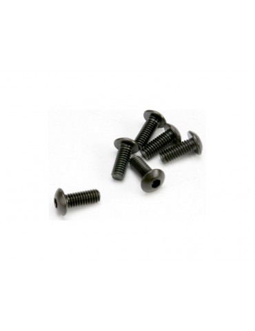 Traxxas Screws, M4x10mm button-head machine (hex drive) (6)