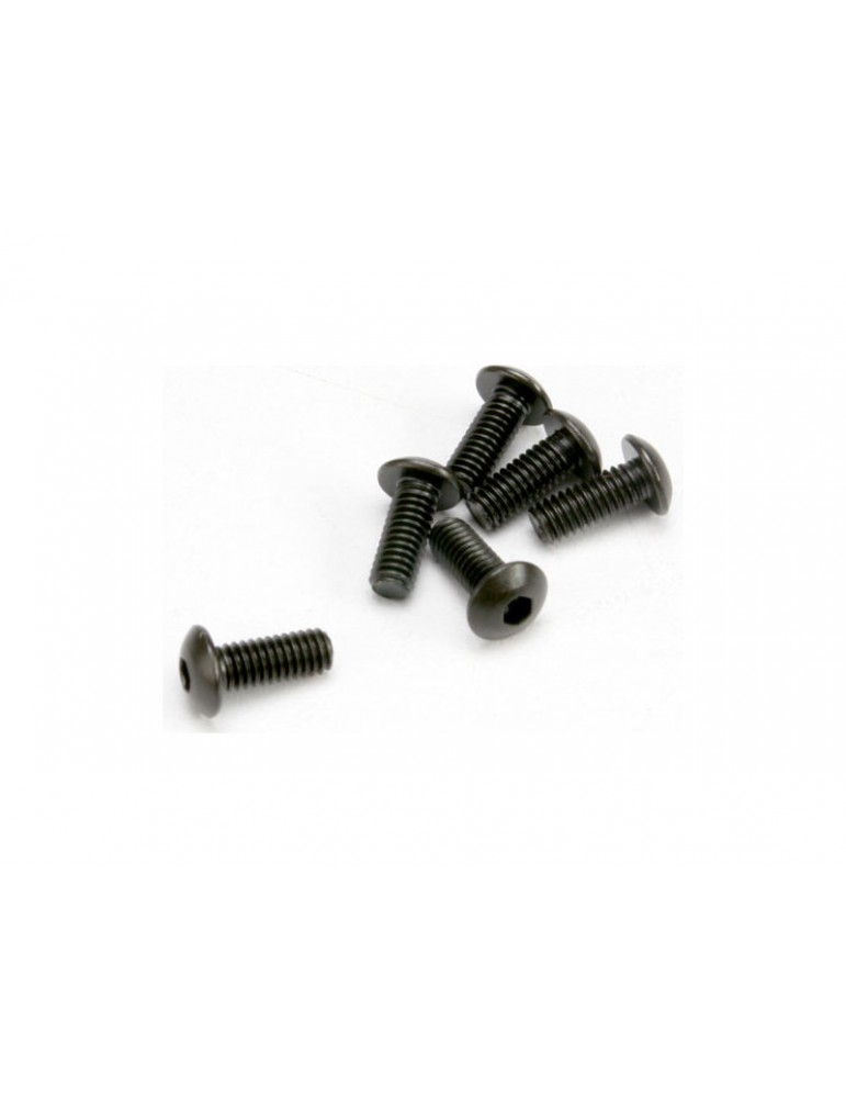 Traxxas Screws, M4x10mm button-head machine (hex drive) (6)
