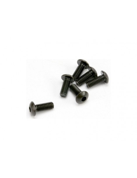 Traxxas Screws, M4x10mm button-head machine (hex drive) (6)