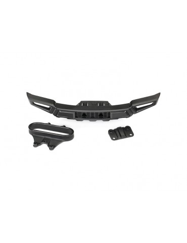 Traxxas Bumper, front/ bumper mount, front/ adapter (fits 2017 Ford Raptor)