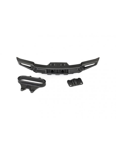 Traxxas Bumper, front/ bumper mount, front/ adapter (fits 2017 Ford Raptor)