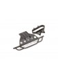 Traxxas Bumper, front/ bumper mount, front (black)
