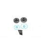 Traxxas Cover plates, differential (front or rear)/ gaskets (2)/ o-rings (2)/ 2x14mm BCS (4)