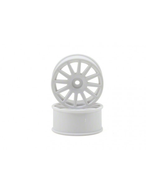 Traxxas Wheels, 12-spoke (white) (2)