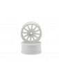Traxxas Wheels, 12-spoke (white) (2)