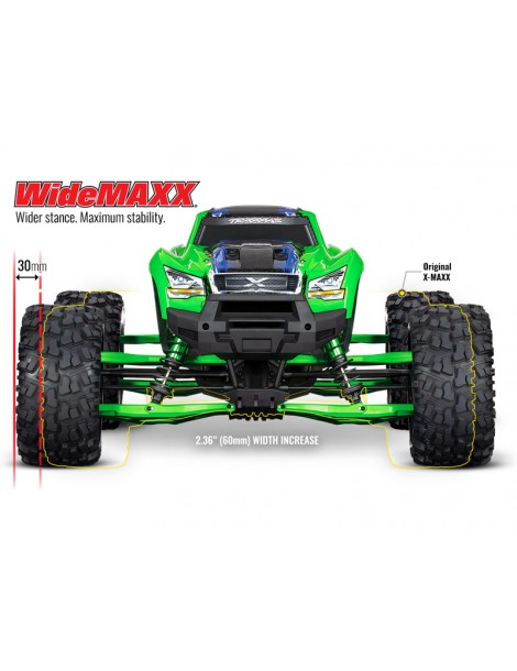 Traxxas Suspension kit, X-Maxx WideMaxx, black
