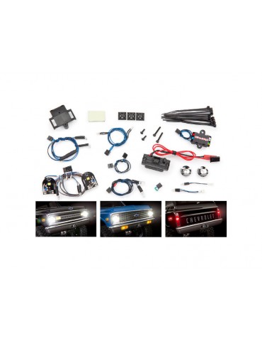 Traxxas LED light set, complete with power supply (fits 9111 or 9112 body)