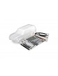 Traxxas Body with camper, TRX-4 Sport (clear)/ window masks/ decal sheet