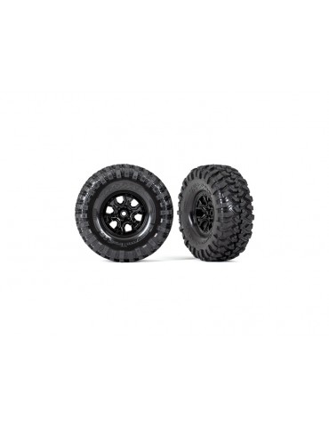 Traxxas Tires and wheels 1.9", 2021 Bronco wheels, Canyon Trail tires) (pair)