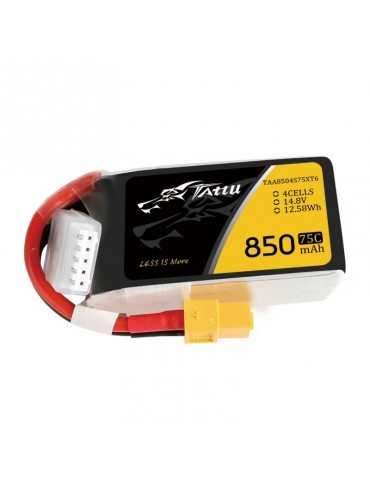 Akumuliatorius Tattu 850mAh 14,8V 75C 4S1P XT60