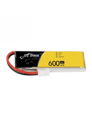 Akumuliatorius Tattu 600mAh 3,7V 30C 1S1P Molex