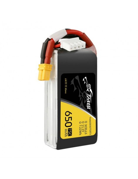Akumuliatorius Tattu 650mAh 11,1V 75C 3S1P