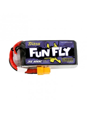 Akumuliatorius Tattu Funfly 1300mAh 11,1V 100C 3S1P