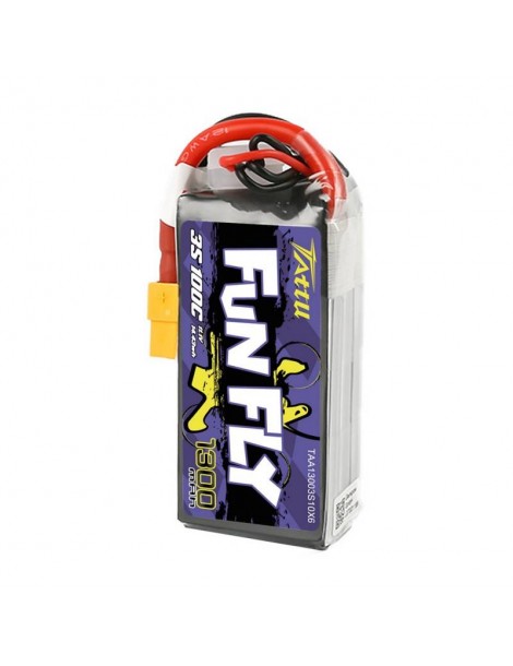 Akumuliatorius Tattu Funfly 1300mAh 11,1V 100C 3S1P