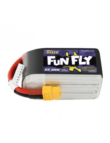 Tattu Funfly battery 1300mAh 22,2V 100C 6S1P XT60