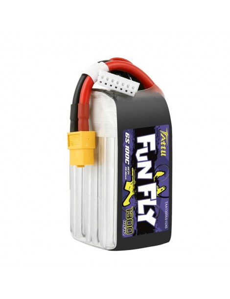 Tattu Funfly battery 1300mAh 22,2V 100C 6S1P XT60