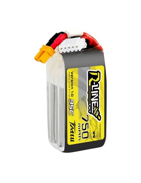 Tattu R-Line 750mAh 14.8V 95C 4S1P JST-XHR Battery