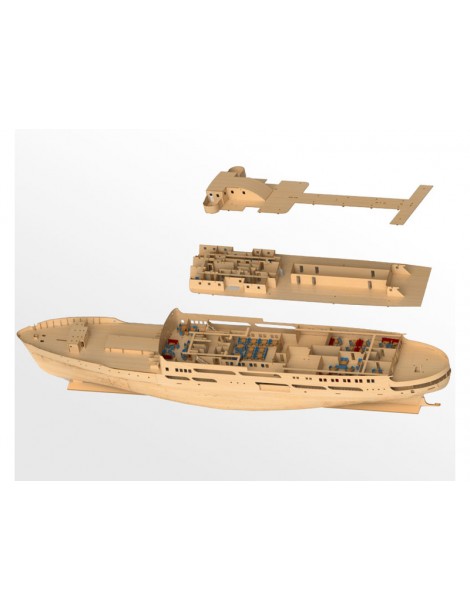 Modell-Tec MS Finnmarken 1:60 kit