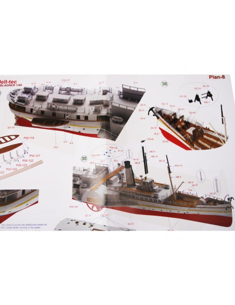 Modell-Tec D/S Skibladner 1:60 kit