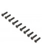 Losi Button Head Screws, Steel, Black Oxide, M4x14mm (10)