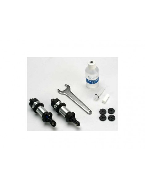 Traxxas Shocks, GTR aluminum (assembled) (2) (without springs)