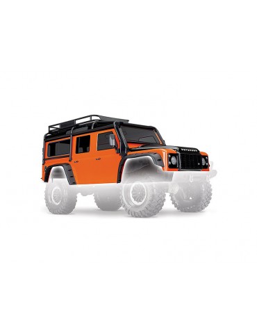 Traxxas Body, Land Rover Defender, adventure orange