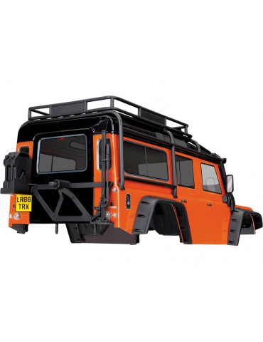 Traxxas Body, Land Rover Defender, adventure orange