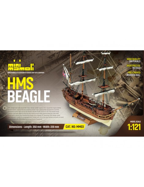 MINI MAMOLI H.M.S. Beagle 1: 121 kit