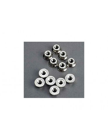 Traxxas Nuts, M3 flanged (12)