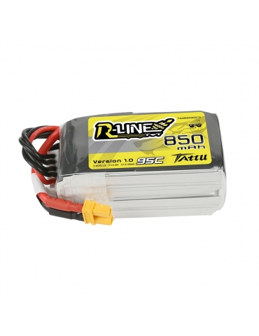 Akumuliatorius Tattu R-Line 850mAh 14.8V 95C 4S1P