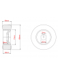 Pistol ST 2.8 colio ratai su padangomis Duratrax – CyborgShop