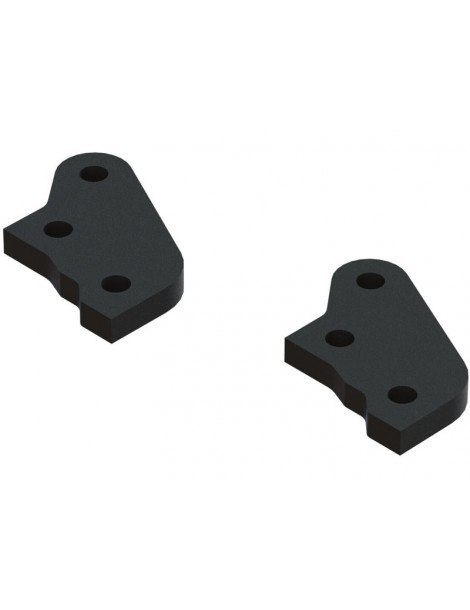 Arrma Aluminum Steering Plate B Black (2)