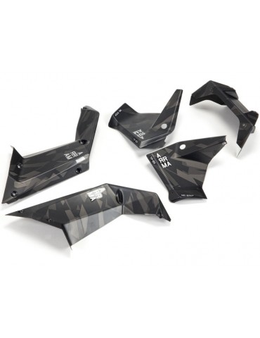 Arrma Guard Set Painted Black Camo: Firearm