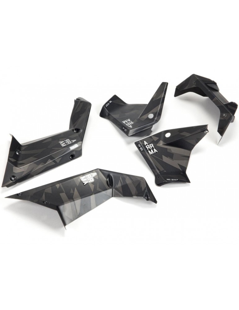 Arrma Guard Set Painted Black Camo: Firearm
