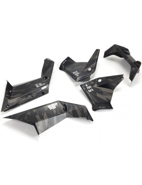 Arrma Guard Set Painted Black Camo: Firearm