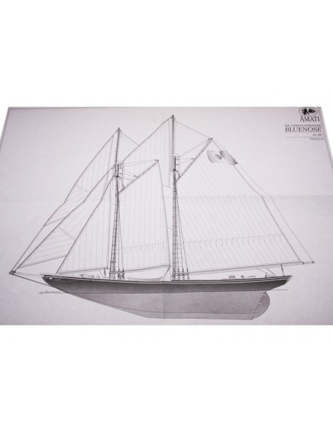 AMATI Bluenose schuner 1921 1: 100 set
