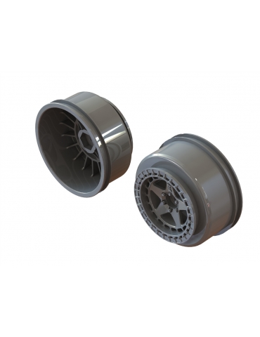 Arrma Wheel 2.2/3.0"SC Gun Metal (2)