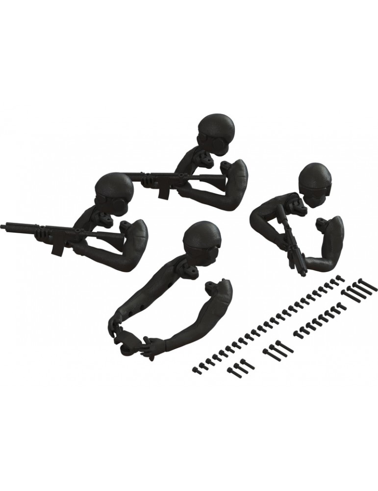 Arrma Driver Figure Set (Black)