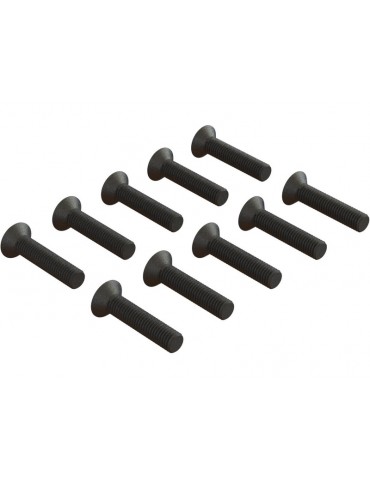 Arrma Flat Head Hex Machine Screw M3x14mm (10)